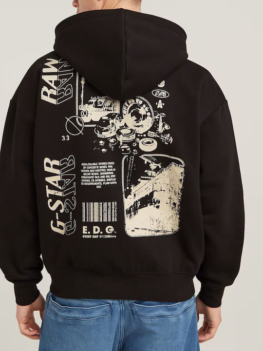 G-Star Raw Graphic Black with Hood