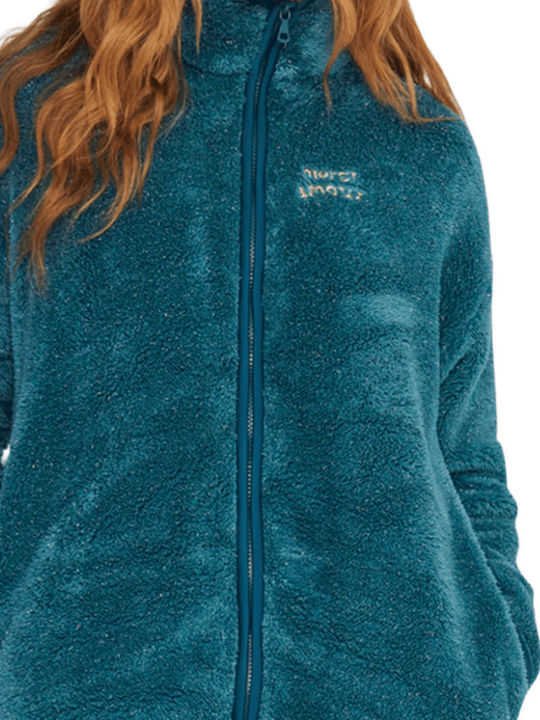 Noidinotte Winter Women's Fleece Robe Cypress