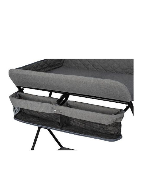 Baby Changing Table Furniture Gray 76.5x71x90cm