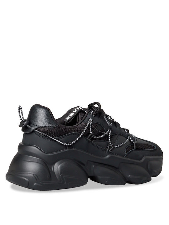 Envie Shoes Γυναικεία Chunky Sneakers Μαύρα