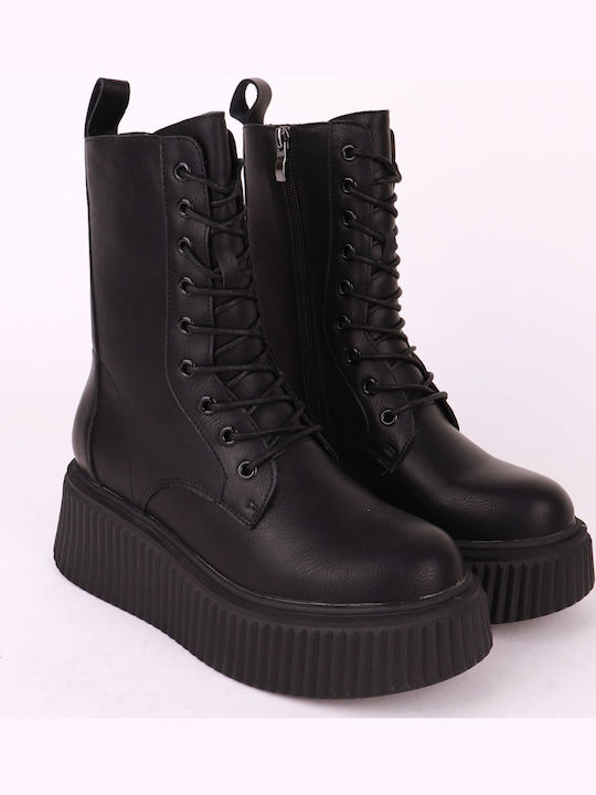 Stiefeletten Damen Schwarz