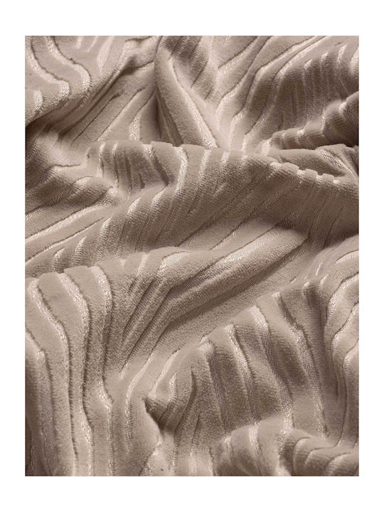 Madi Desert Ριχτάρι Πολυθρόνας Ζακάρ 180x180εκ. Beige 21487-00