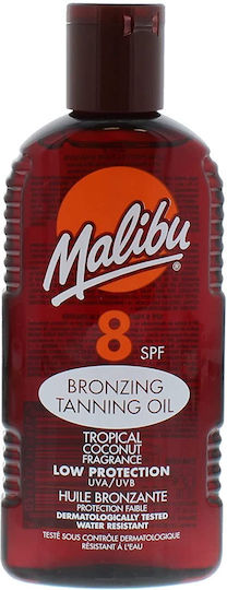 Malibu Tanning Oil Spf8 200ml + Aloe After Sun Gel 200ml