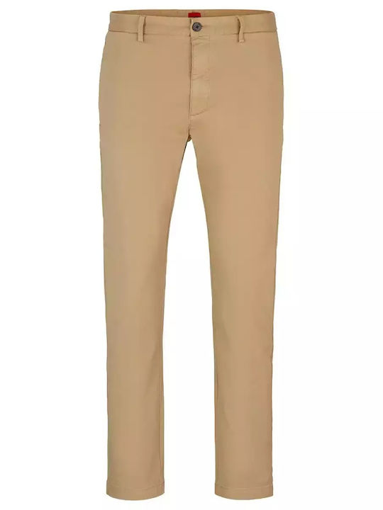 David222d Trousers Chino in Slim Fit Beige