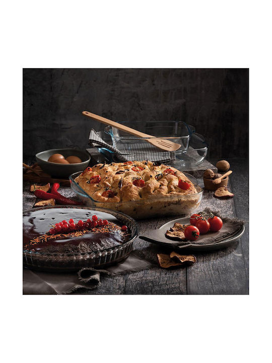 Pasabahce Glass Rectangular Heat-Resistant Cookware 3200ml