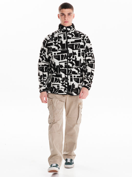 Ανδρική Ζακέτα Fleece λευκή