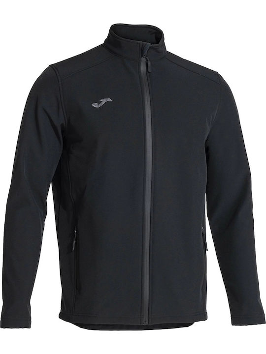 Χειμωνιάτικο Μπουφάν Softshell Αδιάβροχο και Αντιανεμικό Μαύρο
