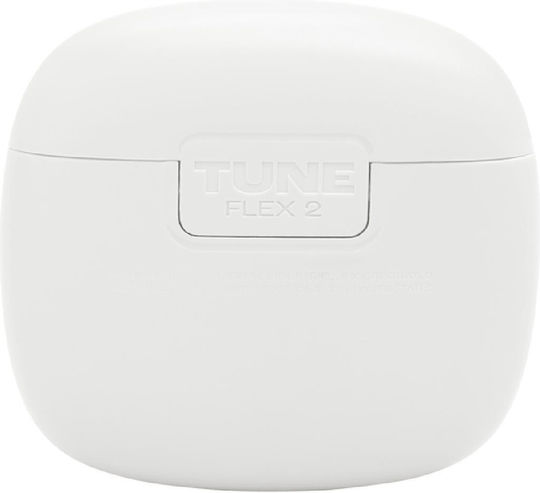 JBL Tune Flex 2 Earbud Bluetooth Handsfree Earphones with Sweat Resistance and Charging Case White