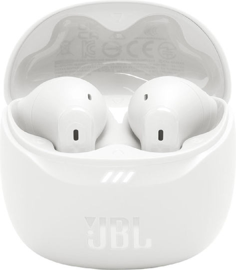 JBL Tune Flex 2 Earbud Bluetooth Handsfree Earphones with Sweat Resistance and Charging Case White