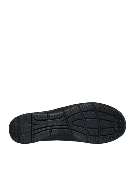 BeCool Women's Leather Black Slip-Ons