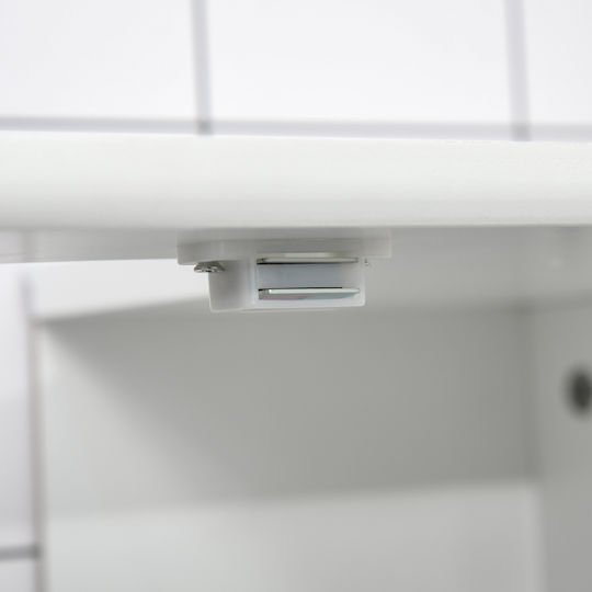 Kleankin Countertop with Sink L60xW30xH60cm White