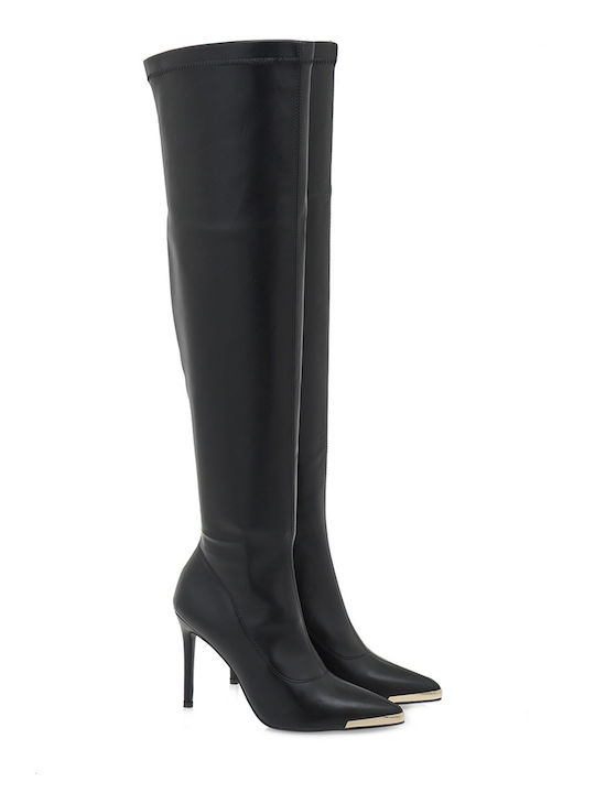 Exe Women's Boots Over the Knee Black