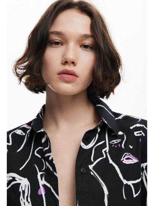 Women's Long Sleeve Shirt Black