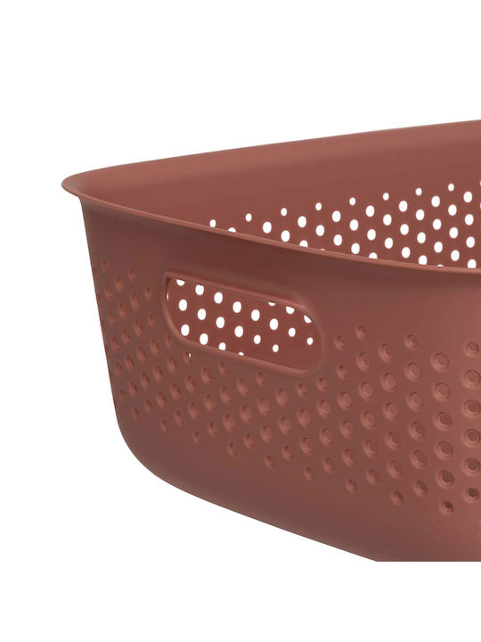 5Five Storage Basket Plastic Red 10lt 1pcs