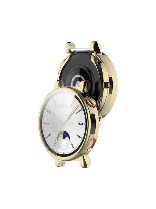 Най-добрите аксесоари силиконов калъф златен Huawei Watch GT 4 41mm