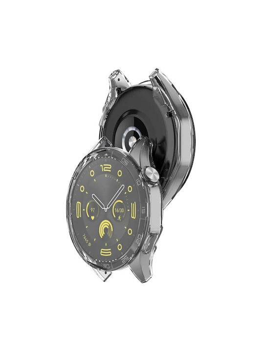 Beste Zubehör Silikonhülle Transparent Huawei Watch GT 4 46mm