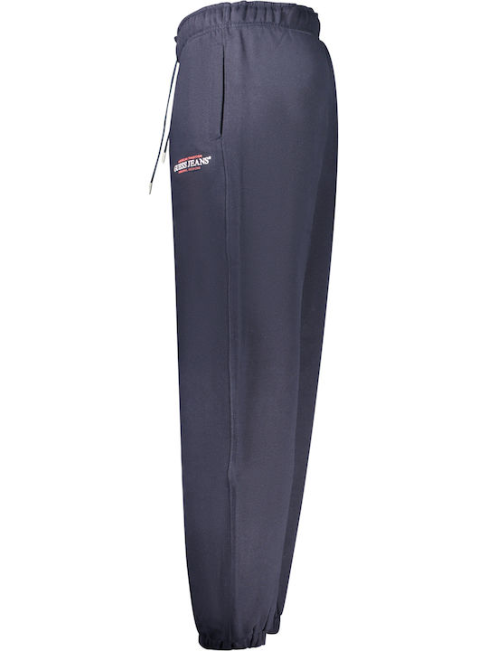 Sweatpants with Elastic Blue