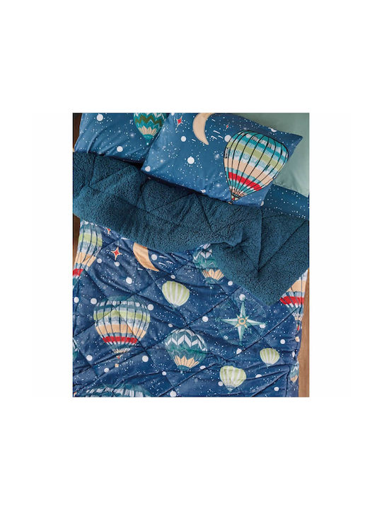 Kentia Kids Duvet Cover Double Sided Semi Double Titus Blue 180x230cm