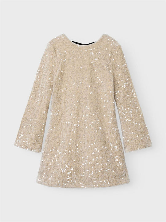 Name It Children's Dress with Sequins White