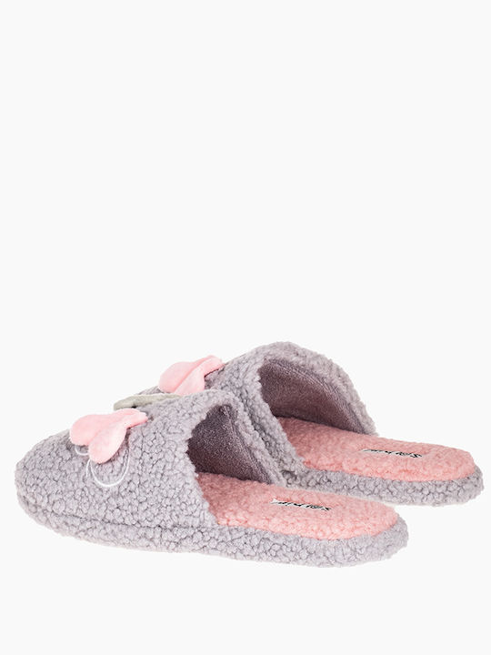 Winter Women's Slippers Gray