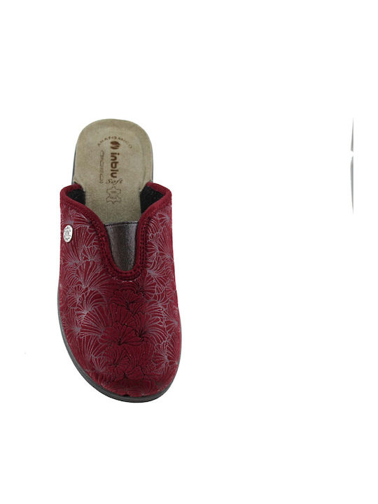 Winter Women's Slippers Burgundy