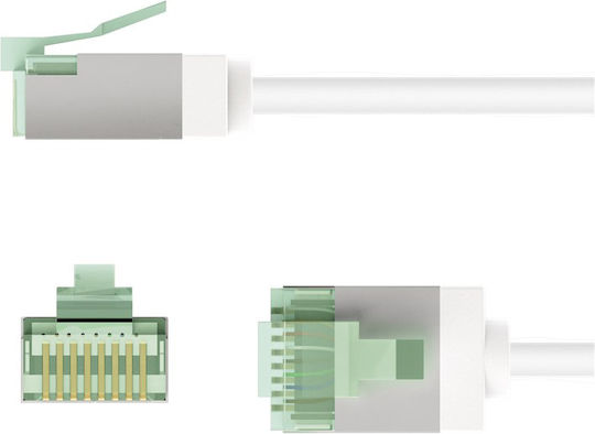 Goobay U/FTP (STP) Netzwerkkabel Ethernet 0.5m Weiß