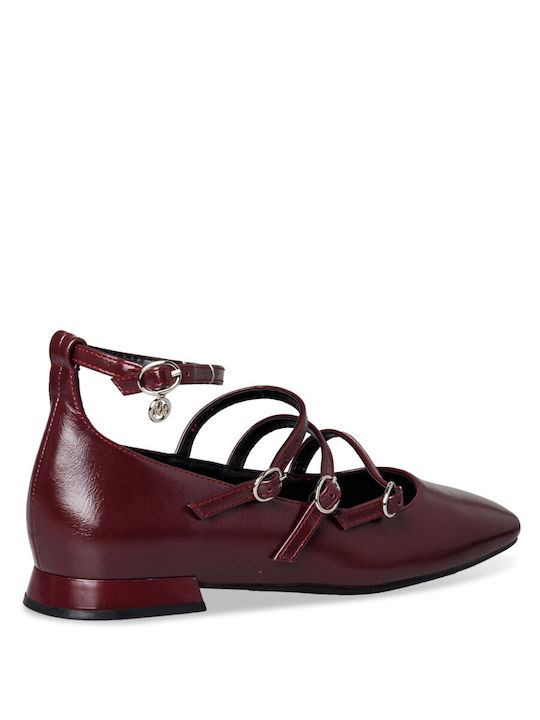 Envie Shoes Ballerinas With strap Red