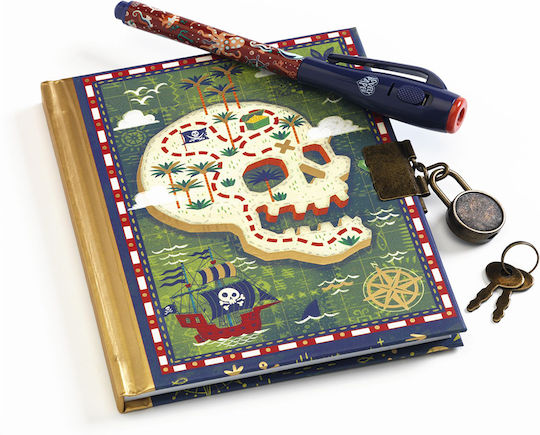 Djeco Steve Notebook with Lock and Pen Holder