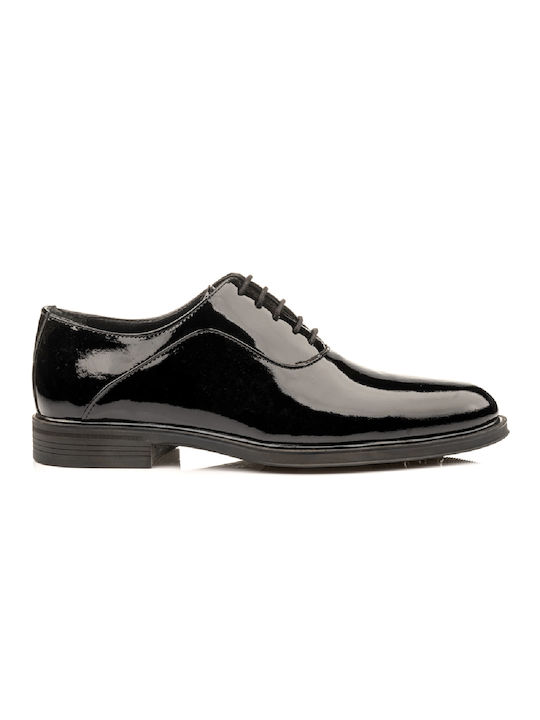 Boxer Men's Leather Casual Shoes Black