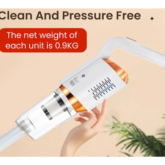 Rechargeable 2 in 1 Stick & Handheld Vacuum 22.2V White