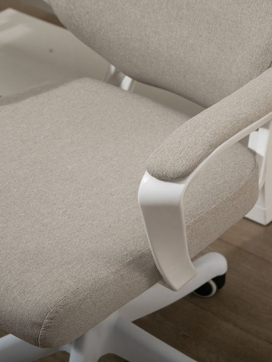 Stuhl Büro mit Armen Beige Vinsetto