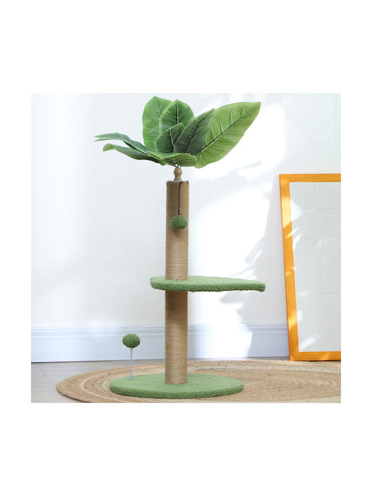 Pawhut Scratching Post Poles Green 40x40x83cm