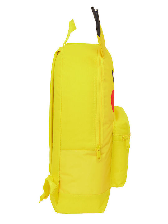 Safta Pikachu Bag Backpack Yellow 18Liters