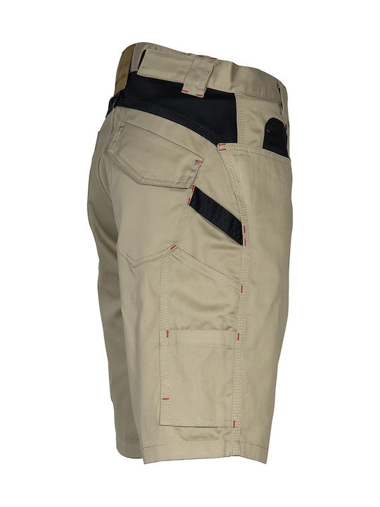 Cofra Tile Work Shorts Khaki