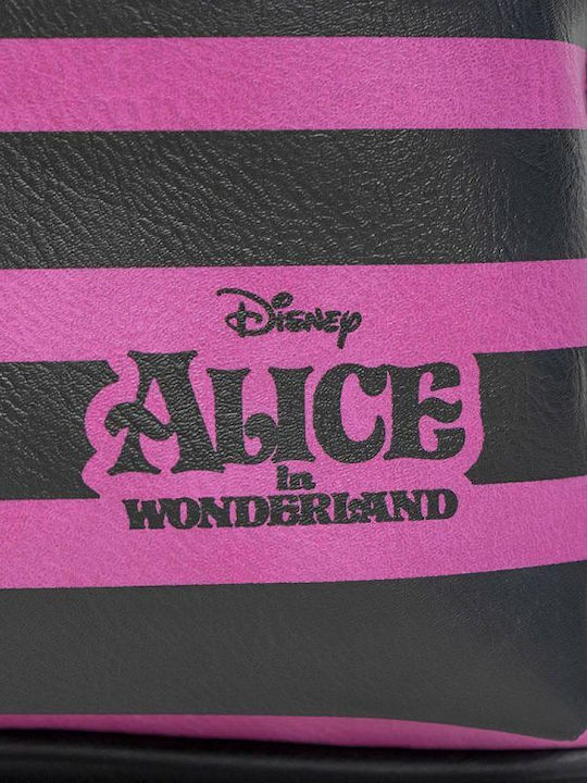 Cerda Disney Alice In Wonderland Cheshire Casual Σχολική Τσάντα Πλάτης Νηπιαγωγείου Ροζ