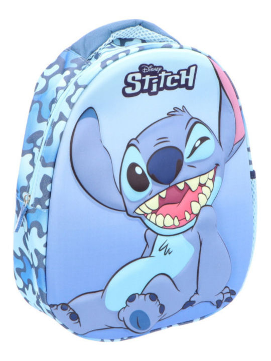 Disney Stitch 3d Eggy Чанта Обратно Син