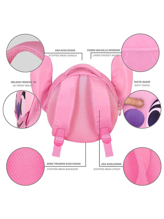 Karactermania 3D School Backpack for Elementary Multicolour 22 x 9 x 22cm