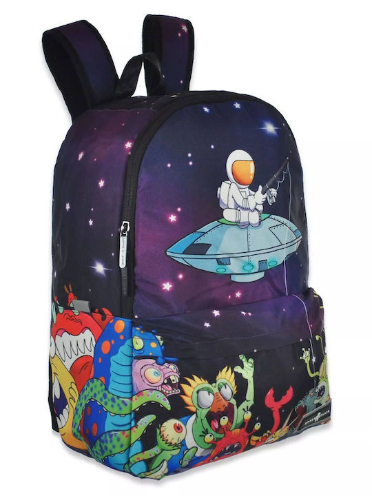 Σχολική Τσάντα Space Junk Spaceman Gone Fishing 45x31x20cm 920sjs139nsz