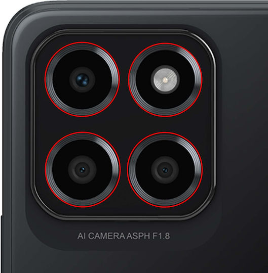 Clappio Rear Camera Lens Honor X8 5g 4g Black