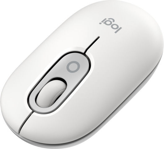 Logitech POP Emoji Kabellos Bluetooth Maus Off-White