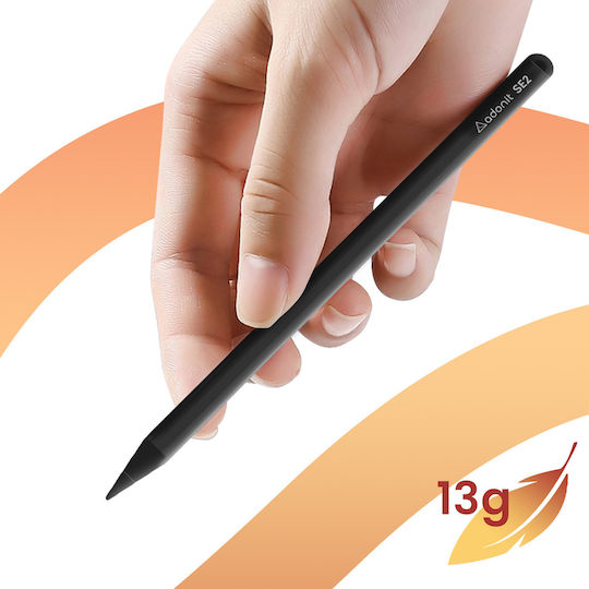 Adonit SE 2 Digital Touch Stylus with Palm Rejection for iPad in Black color