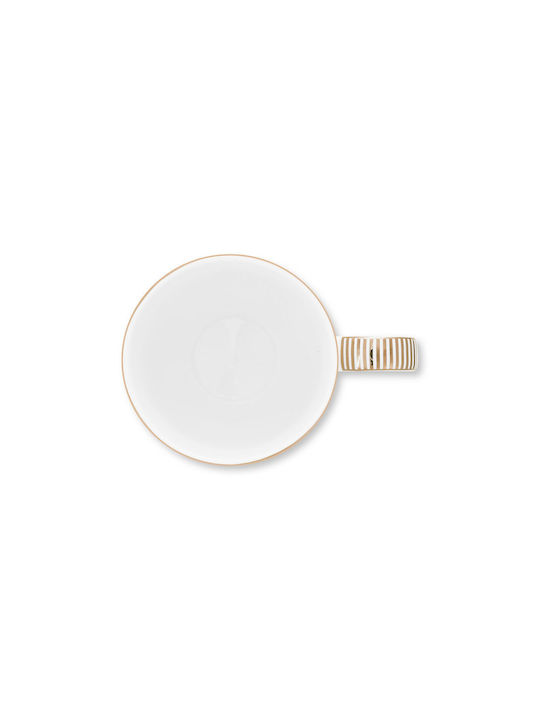 PiP Studio Delight Κούπα από Πορσελάνη Χρυσή 350ml