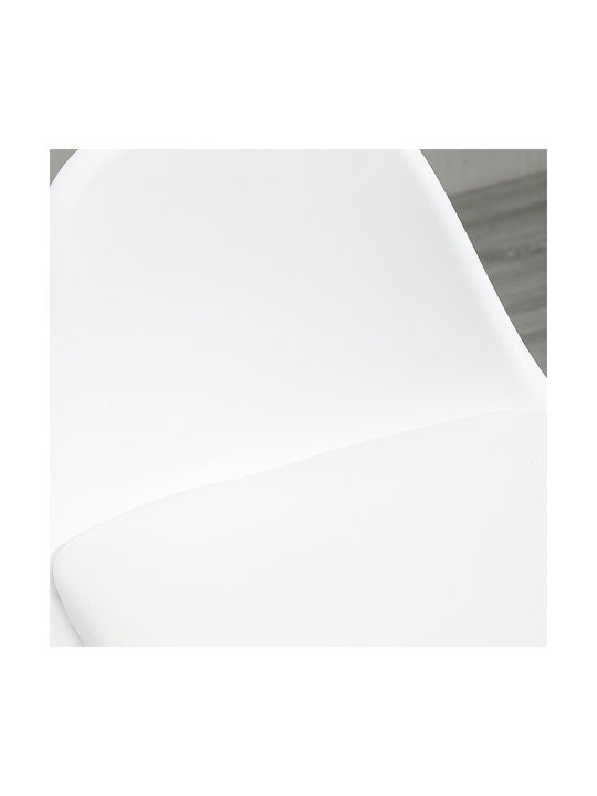 Stool Bar with Backrest Wooden White 2pcs 38.5x42.5x91cm