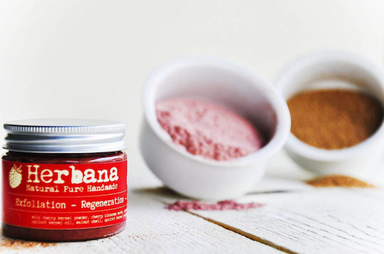 Herbana Gesichtspeeling Creme für Scrub 50ml