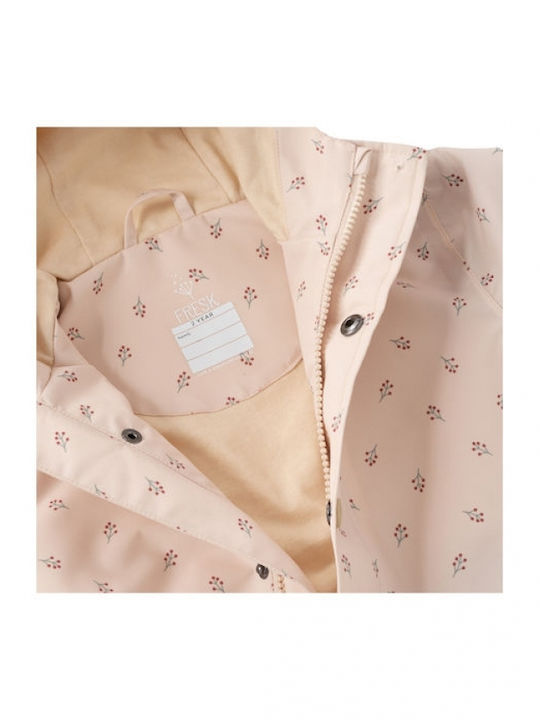 Waterproof Kids' Casual Jacket with Lining & Hood Berries