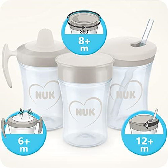 Nuk Trainer Cup Cana de antrenament pentru bebeluși Plastic cu mânere Multicolor 230ml