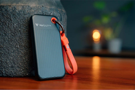 Verbatim Pocket USB 3.2 External SSD 1TB M.2 Black / Red