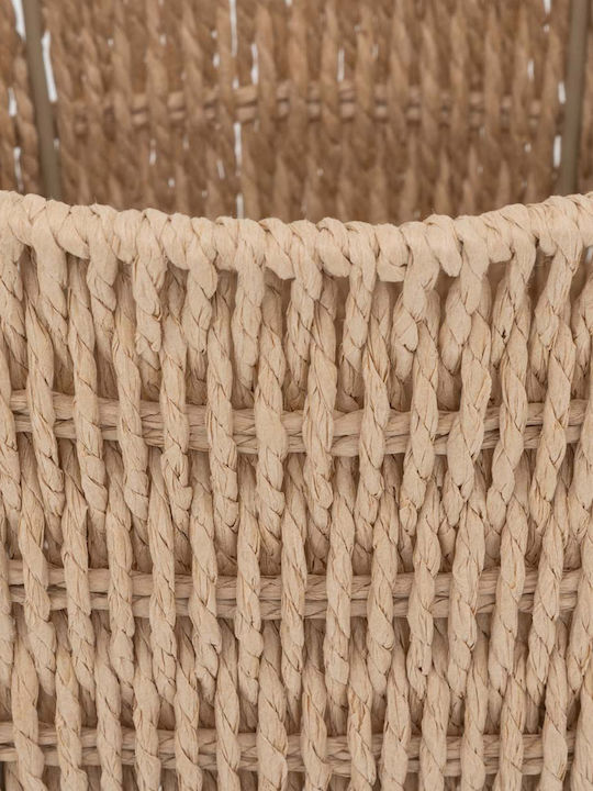 5Five Storage Basket Beige 23.5x23.5x25cm 1pcs