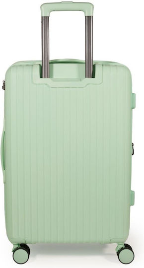 Cardinal Cabin Travel Suitcase Hard Turquoise with 4 Wheels Height 48cm