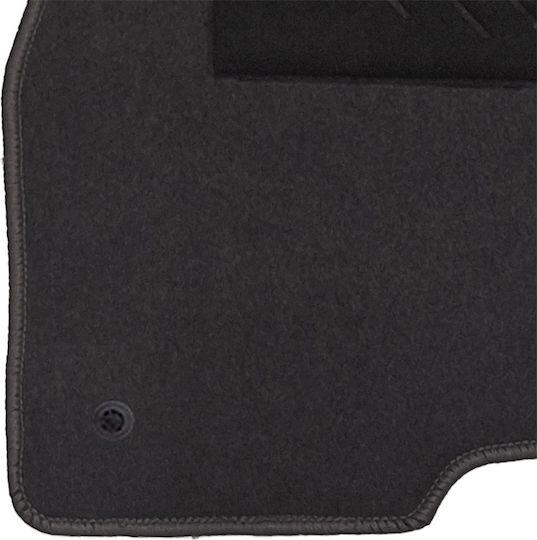 Set of Front and Rear Mats 5pcs for Fiat Grande Punto 2005-2012 Gray